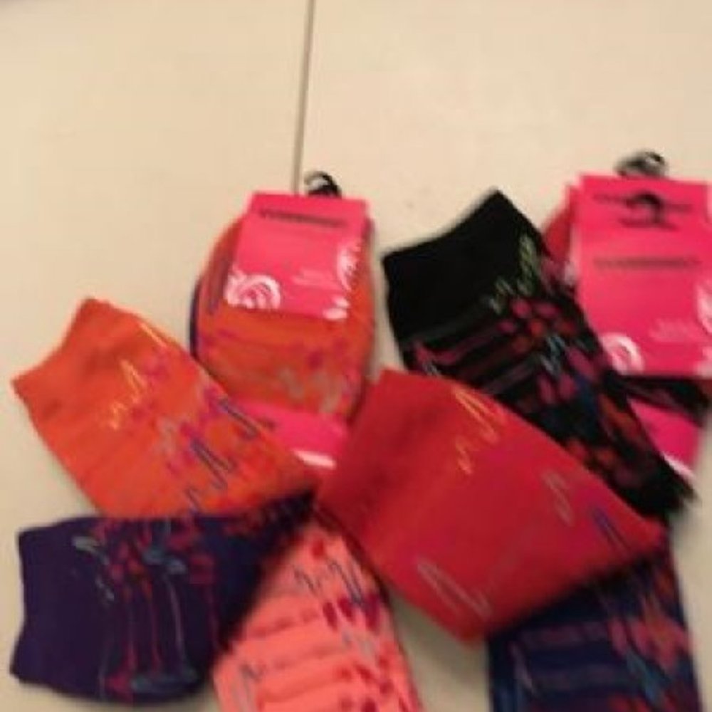 Ladies Front Line Hero Socks EKG Print